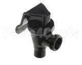 03260.0021 Bunn Faucet Assembly, Black Lift Handle