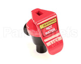 03260.0036 Bunn Faucet Assembly, Red Lift Handle