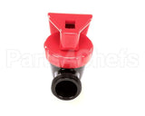 03260.0036 Bunn Faucet Assembly, Red Lift Handle