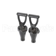 03260.1000 Compatible Bunn Faucetassembly, Plastic Blk 2Pk