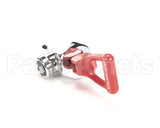 03287.0006 Bunn Faucet Assembly, Crm W/Red Handle