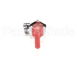 03287.0006 Bunn Faucet Assembly, Crm W/Red Handle