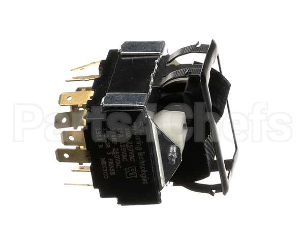 03356.0003 Bunn Switch,4Pdt 250V Blk W/Blk Bzl