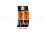 03408.7004 Bunn Decal,Warning Fnl 15.4Rad Eng/Fr