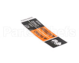 03409.7004 Bunn Decal, Wrn-Hot Liq 15.4Rad Eng/Fr