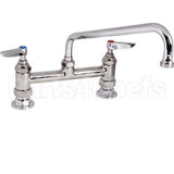 0344 Compatible TS Brass Faucet, 8"Deck, 10"Spt, Leadfree