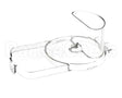 034610 Waring Continuous Feed Cover /Wfp16