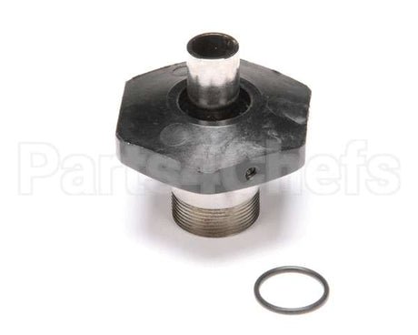 035A T&S Brassoutlet W/ Black Heat-Resistant Hand