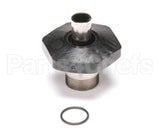 035A T&S Brassoutlet W/ Black Heat-Resistant Hand