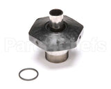 035A T&S Brassoutlet W/ Black Heat-Resistant Hand