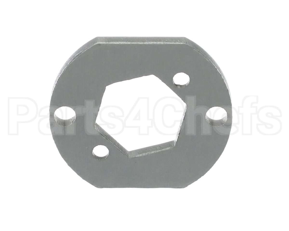 04.08.453.01 Hatco Non-Adj Leg Flg Clear Uga