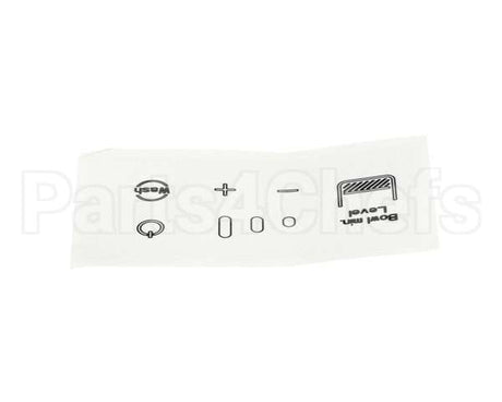 04.HU0064.002 Grindmaster Cecilware Karma Control Panel Sticker
