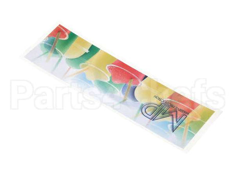 04.MP0066.001 Grindmaster Cecilware Front Sticker - Mp Led