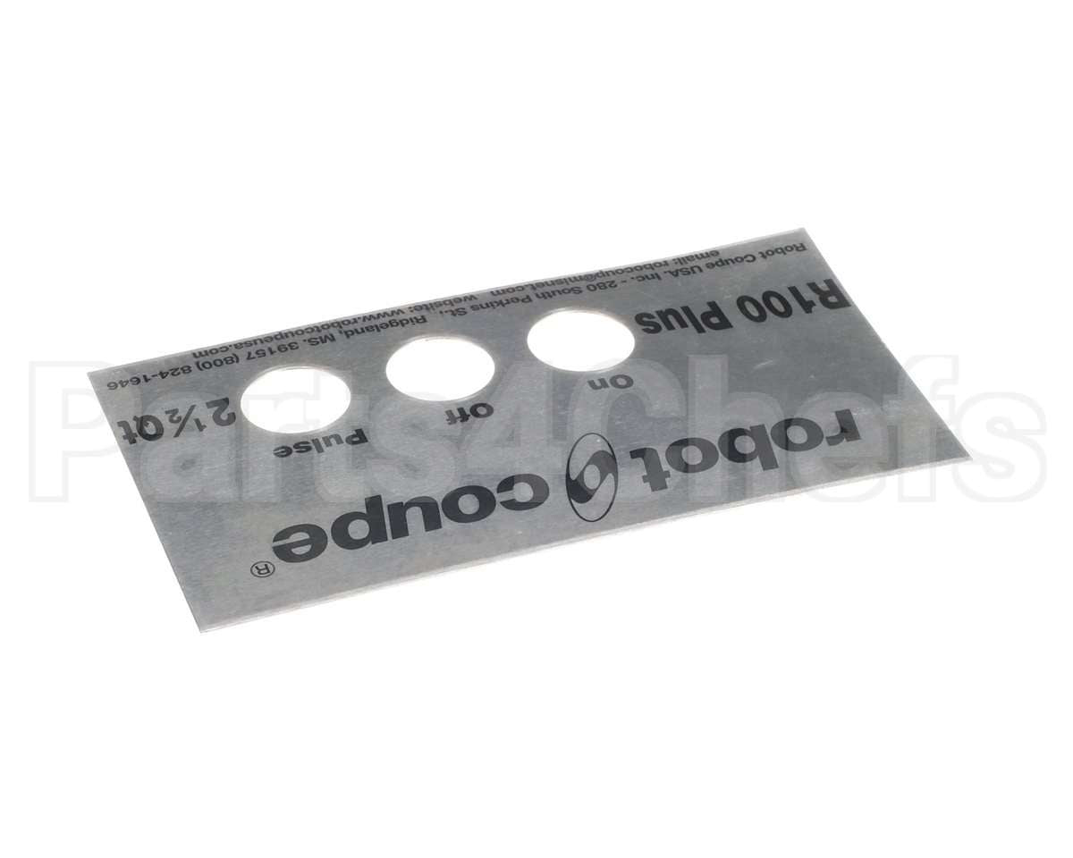 0407677 Robot Coupe Front Plate R100 Plus V2