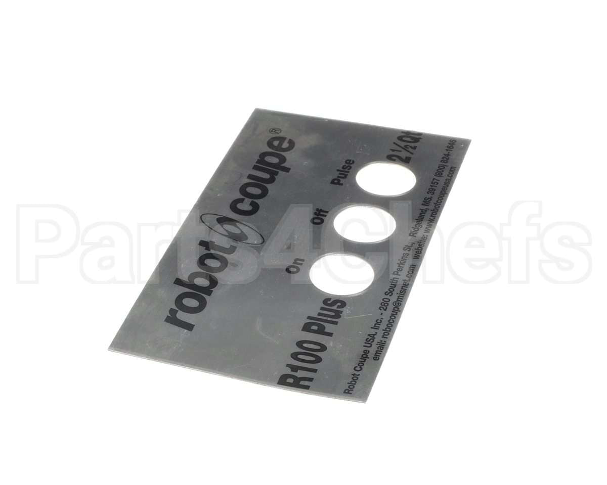 0407677 Robot Coupe Front Plate R100 Plus V2