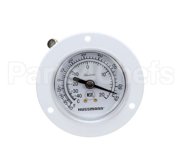 0443312 Hussmann Thermometer-2 Dial White