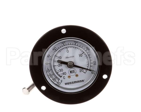 0443313 Hussmann Thermometer-2 Dial Black