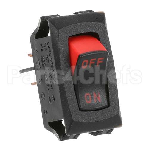 04544 Compatible Server Switch, On/Off Black Rocker