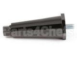 05.30.007.00 Hatco Leg 4" Black Counter Appliance