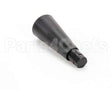 05.30.069.00 Hatco Leg 6" Black Plastic 1/2"-13