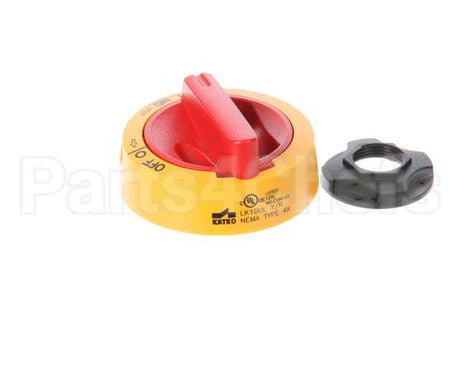 05.30.202.00 Ovention Knob,Red-Yellow,On/Off,Switch