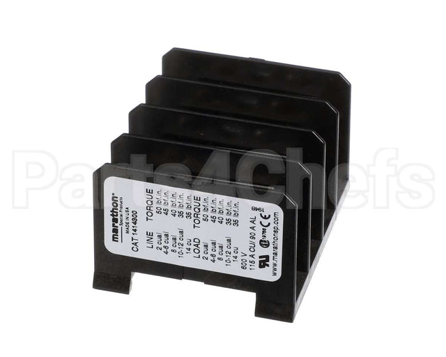 0500205 Marshall Air 4 Pole 600V Terminal Block