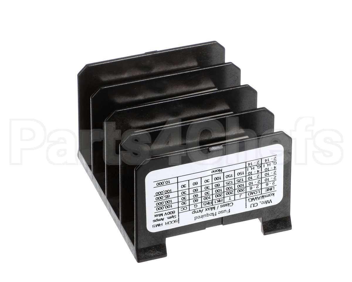 0500205 Marshall Air 4 Pole 600V Terminal Block
