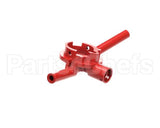 054825 Taylor Freezers Adaptor-Mix Inlet-Ss-Red