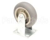 0569262 Cres Cor Caster 6D, Rubber Donut, Plt, Rigid