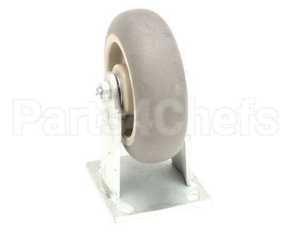 0569262 Cres Cor Caster 6D, Rubber Donut, Plt, Rigid