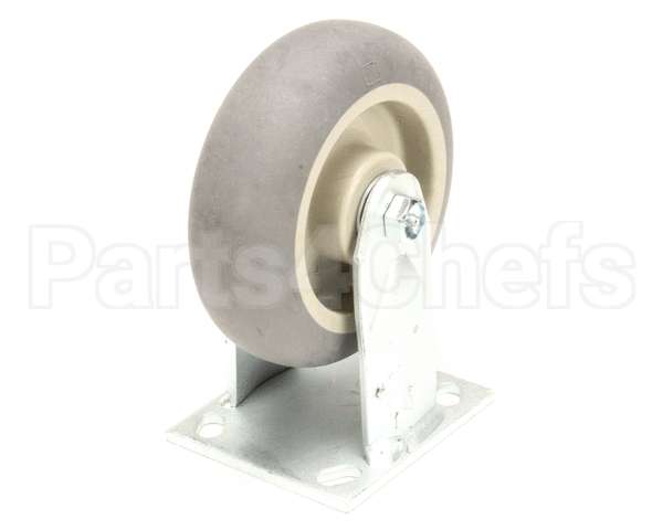 0569262 Cres Cor Caster 6D, Rubber Donut, Plt, Rigid