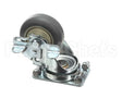 0569313BK Cres Cor Caster Kit, 3" Dia, Plate