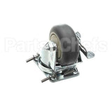 0569313BK Cres Cor Caster Kit, 3" Dia, Plate