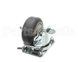 0569313BK Cres Cor Caster Kit, 3" Dia, Plate
