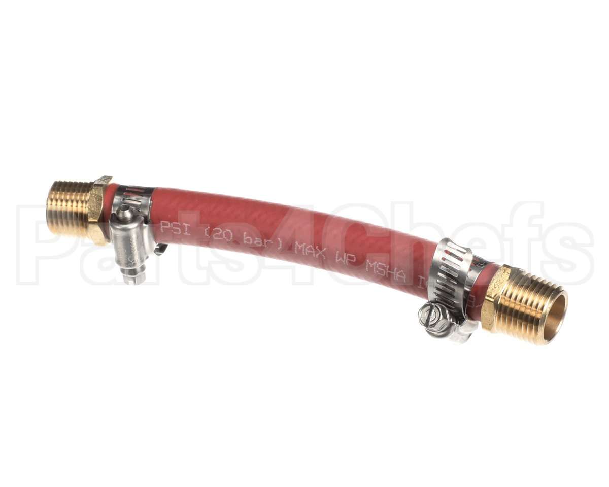 05700-005-00-14 Jackson A-Hose, 1/2" Red 5" Lg