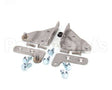 06001372 Glastender Hinge Set And Brackets, 180^ Swing, 1-1/