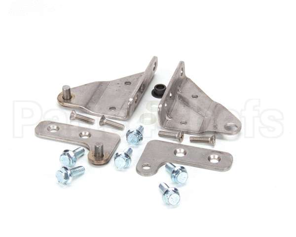 06001372 Glastender Hinge Set And Brackets, 180^ Swing, 1-1/