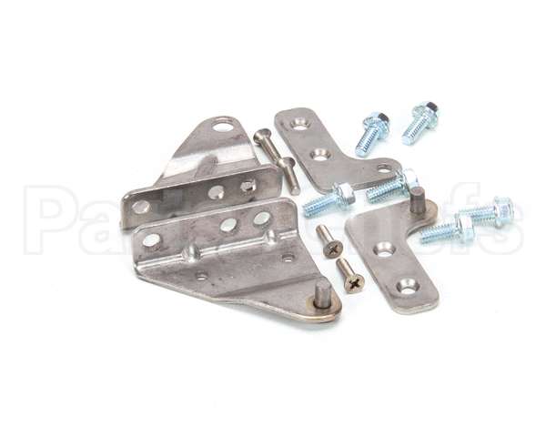 06001372 Glastender Hinge Set And Brackets, 180^ Swing, 1-1/