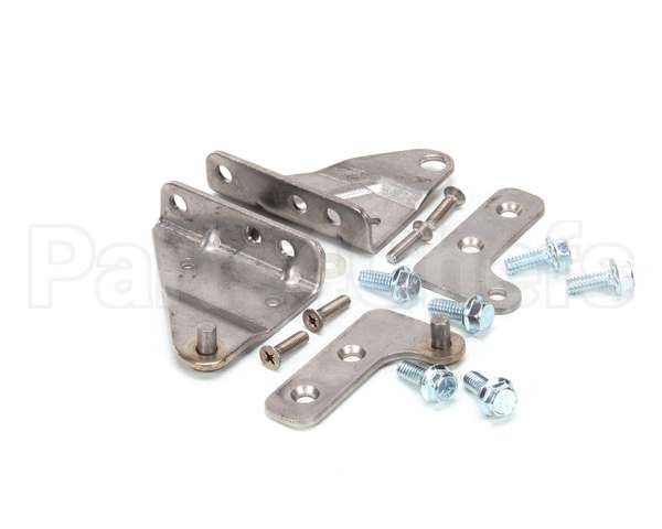 06001372 Glastender Hinge Set And Brackets, 180^ Swing, 1-1/