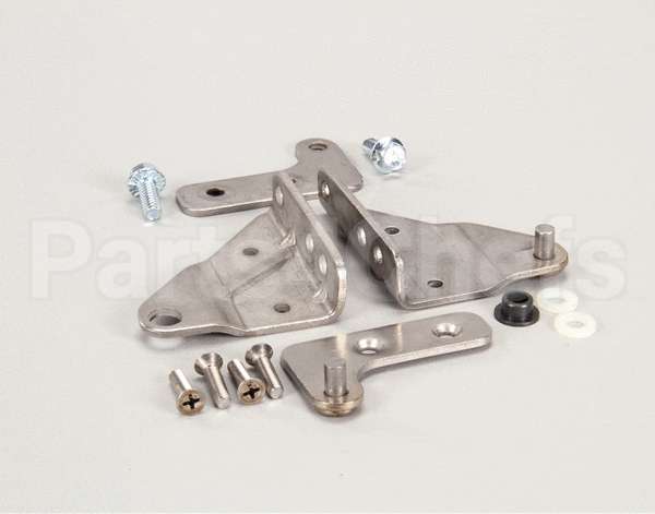 06001373 Glastender Hinge Set And Brackets, 180^ Swing, 1-1/