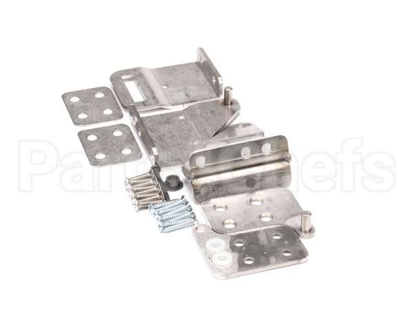 06001376 Glastender Hinge Set And Brackets For Wood Doors, 1