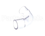 06001460 Glastender Elbow, 90 Degree, Clear, 1 X 1
