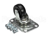 06001560 Glastender Caster, Swivel, 2-1/2 High