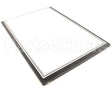 06006250 Glastender Door, Bp, Solid, 20 Opening, Black