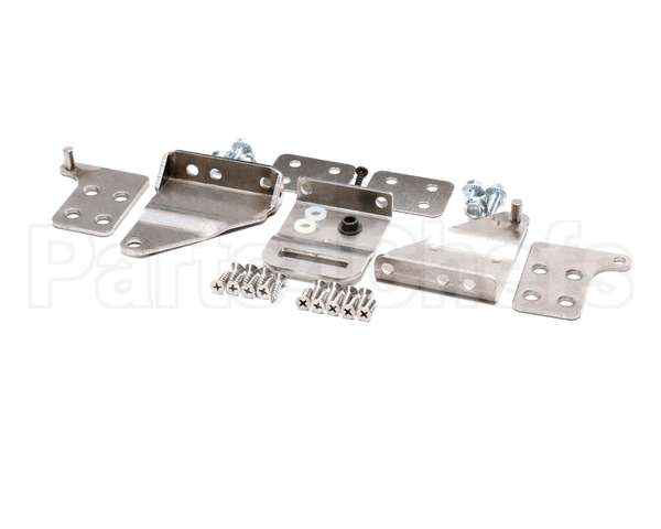 06006597 Glastender Hinge Set And Brackets For Wood Doors, 1