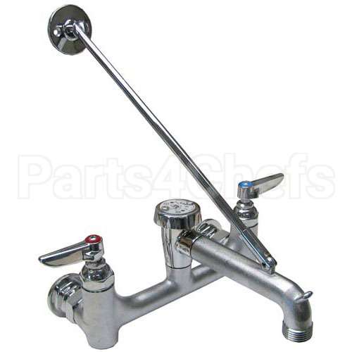 0665BSTR Compatible TS Brass Service Sink Faucet Wall 6-1/2" Noz