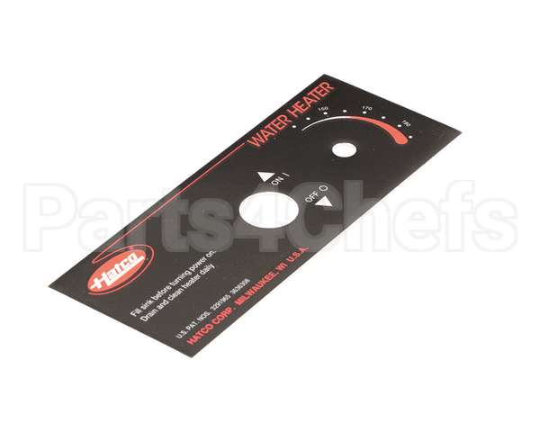 07.01.258.00 Hatco Control Plate,Fr Series