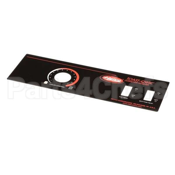 07.01.280.00 Compatible Hatco Controlplate, Tq With Legs