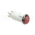 07000171 Compatible Glastender Light, Indicator, Red, 125V
