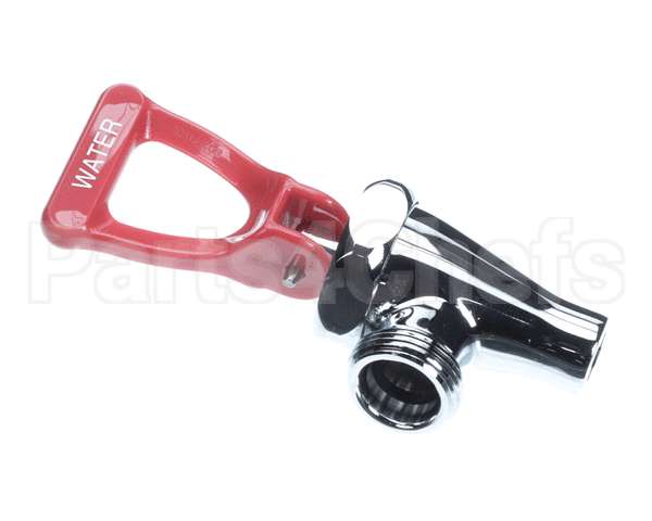 07094.0100 Bunn Faucet Assy, Red Hdl Crm Self